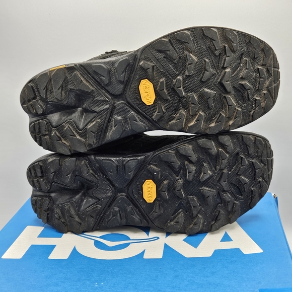 Hoka Black Athletic Shoes with Aggressive TreadHoka Anacapa 2 Hightop Shoes Size main image 15